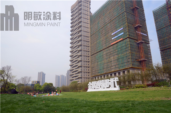 杭州观澜时代工程  ——花岗岩真石漆,无机保温砂浆2.JPG